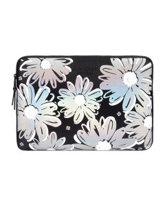 Kate Spade Puffer Sleeve 14 inch Daisy Iris - Black