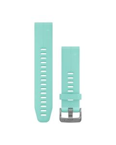 Garmin Accessories - QuickFit 20 Watch Bands Frost Blue Blue Silicone
