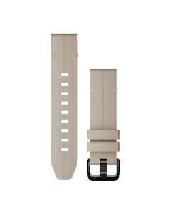 Garmin Fenix 7S QuickFit 20 Leather Band - Limestone
