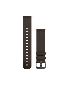 Garmin Venu 2 Plus 20mm Leather Band - Dark Brown