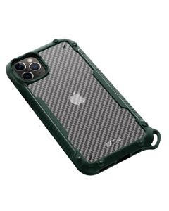 ibacks iPhone 12 Pro Max Carbon Case - Green