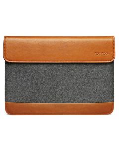 Tomtoc Sleeve 13" Macbook 2017- Gray/Brown