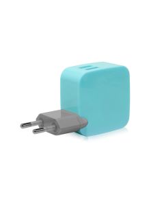 Monocozzi Smighty 4.2A Dual USB Wall Charger - Blue