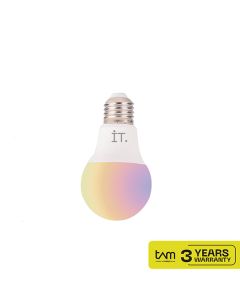 IT Smart LED Bulb WiFi 9W RGB+WW Lampu Bohlam Pintar