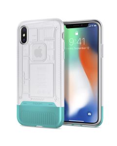 Spigen Classic C1 iPhone XS - Snow