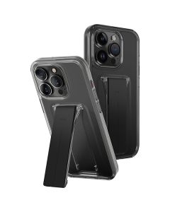 Uniq iPhone 15 Pro Max Heldro Stand - Smoke Grey