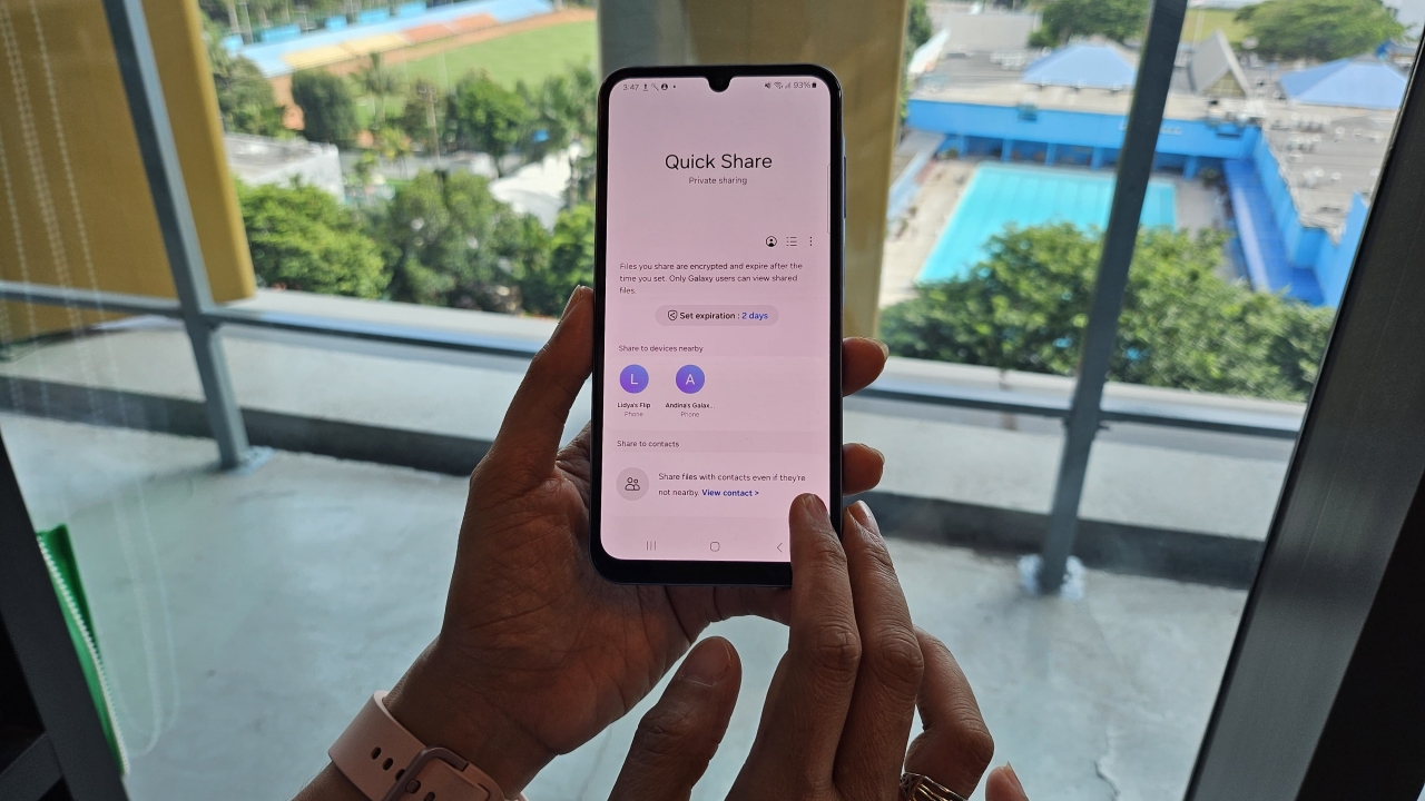 Cara Berbagi File dengan Private Share di Samsung Galaxy A25 5G