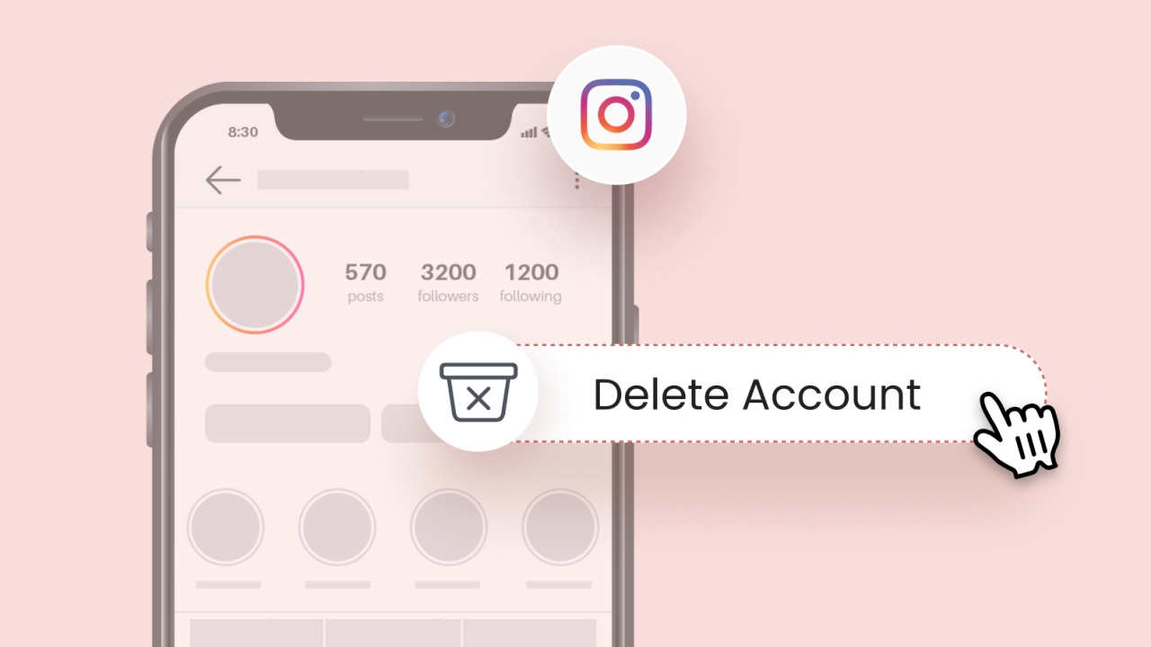 Sejumlah Cara Hapus Akun IG Secara Permanen dan Sementara