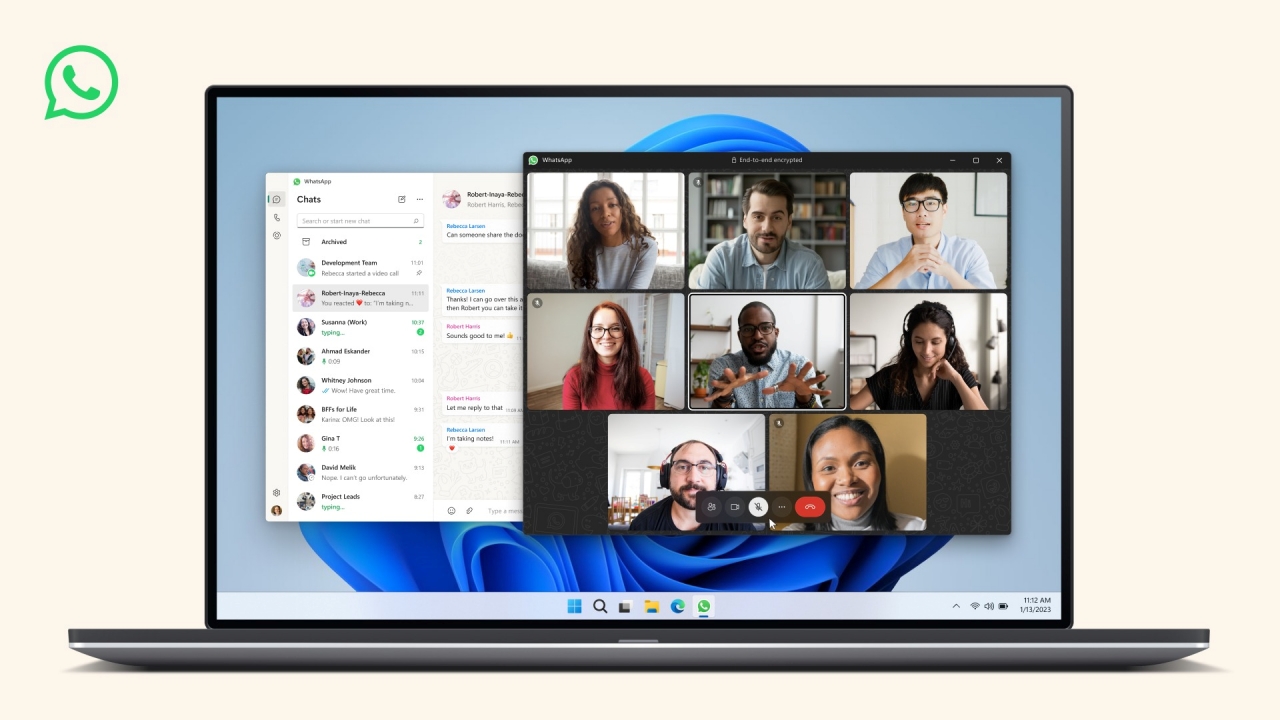 Cara Share Screen WhatsApp di HP dan Desktop Saat Video Call