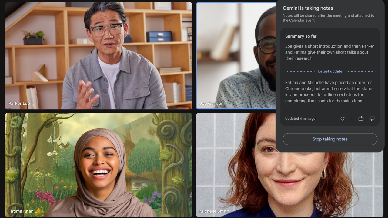 Google Meet Hadirkan Fitur Take Notes For Me untuk Bikin Notula