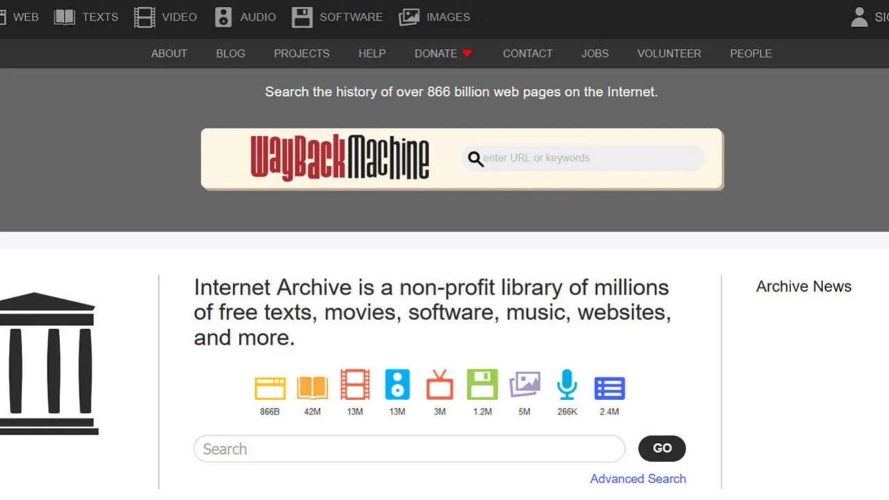 Mengenal Apa Fungsi Internet Archive dan Fitur Unggulannya