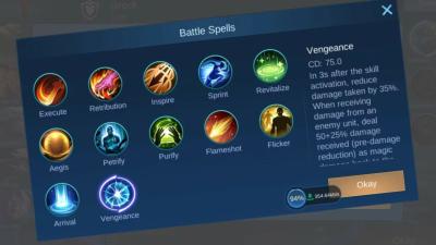 5 Battle Spell Mobile Legends, Cocok Digunakan untuk Ranked